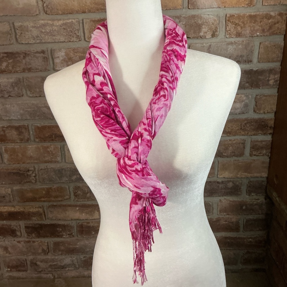 ISAAC MIZRAHI LIVE! Floral Scarf - Picture 4 of 6